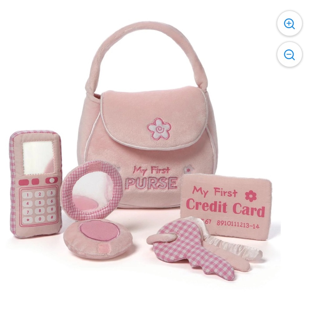 Pink Plush My First Purse Set